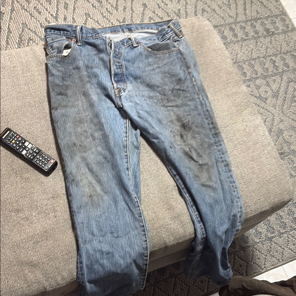 Levi's Blue Straight Jeans Classic Style